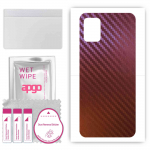 apgo skin sticker film foil vinyl for the BACK compatible with Samsung Galaxy A31, scratch-resistant, easy to install - Carbon Chameleon CAKA5