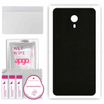apgo Protective Skin Sticker for the back compatible with Meizu M6s, Wrap Film, Foil, Vinyl - Pattern Matrix