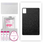 apgo skin sticker film foil vinyl for the BACK compatible with Doogee T20, scratch-resistant, easy to install - Black Honeycomb