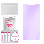 apgo Anti-Blue 9H Hybrid protective glass compatible with LG G8S ThinQ, flexible nano glass, great replacement for tempered glass, scratch-resistant,