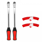 Auto Spoon Rehvikomplekt Professionaalne rehviparandust&ouml;&ouml;riist Veljekaitse Rehvivahetushoob T&ouml;&ouml;riistad Mootorratta Jalgrattarehvide Vahetushoovad 2Pcs