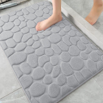 Vannitoa p&otilde;randamatid Kivikivist tekstuuriga imavad p&otilde;randamatid Absorbent uksematt 3D Kivikiviga reljeefne jalamatt Vannitoa p&otilde;randamatid