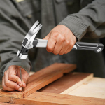 Claw Hammer Camping, kerge, mittesilp v&auml;ike roostevabast terasest siseruumides v&auml;litingimustes Square head