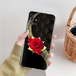 Moodne kate Samsung Galaxy A51 A71 A21s A31 A12 A52 A41 M31 M30s pehmest silikoonist l&auml;bipaistvast telefonikapist moe lill Galaxy A01