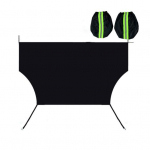 Praktiline auto p&auml;ikesevari, vihmakindel pol&uuml;ester magnetiga kokkupandav auto p&auml;ikesevari igap&auml;evaseks kasutamiseks 5