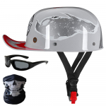 Retro gangsteri isikup&auml;ra pesapallim&uuml;tsi kiiver Harley kiiver Four Seasons meeste ja naiste elektriauto poolkiiver Scoop kiivri m&uuml;ts L