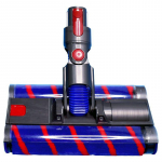 Pehme rullharjapea, topelt rulliga linthari, harjapea Dyson V7, V8, V10, V11, SV11, SV10, SV12, SV14, SV13 seeriatele sinine