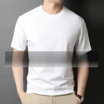 Xinjiangi puuvillast &uuml;mmarguse kaelusega aluss&auml;rk l&uuml;hikeste varrukatega T-s&auml;rk meestele, vaba l&otilde;ikega, suvine, poolpikkade varrukatega, mitmek&uuml;lgne meeste aluss&auml;rk L