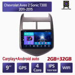 Autoraadio Chevrolet Aveo 2 Sonic T300 2011-2015 jaoks Multimeediapleier Navigatsioon GPS 2 din 2din Android Autoradio CarPlay 4+64GB 2+32GB