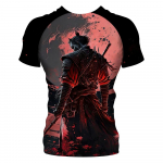 Judo Samurai 3D tr&uuml;kitud meeste T-s&auml;rk Moodne isiksus Jaapani ninja loominguline moesuund vabaaja l&uuml;hikeste varrukatega top M