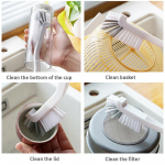 Puhas kitsas pikk k&auml;epide kalaakvaariumi piimapudeli korgi klaastoru puhastushari