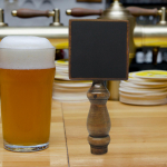 Beer Tap Handle Barrel with Chalk Board Easy to Use Portable for Kegerator Wood 18cm