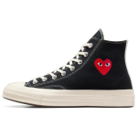 Comme des Gar&ccedil;ons PLAY x Converse Chuck 70 High Single Heart - Must Unisex tossud Punane Egrett A08801C 45