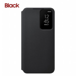 Originaal Samsung Smart View klappkaas S22 5G S22+ 5G S22 Plus 5G jaoks Nutikas l&auml;bipaistev vaatega telefoni kate For S22 5G must