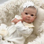 Elutruu Reborn Baby Doll 18-tolline kogu kehaga silikoonist vasts&uuml;ndinud beebit&uuml;druk Bettie 3D v&auml;rvitud nahaga vasts&uuml;ndinud Bettie nukum&auml;nguasjad 18inch