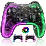 L&uuml;liti kontroller, mis &uuml;hildub l&uuml;litiga/Lite/OLED-kontrolleriga Switch Pro kontroller RGB hingamisega LED-&auml;ratusfunktsiooniga