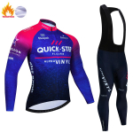 QUICK STEP Soe talvine termofliisist rattas&auml;rkide komplektid meeste vaba&otilde;hus&otilde;iduks MTB Ropa Ciclismo rinnap&uuml;kste komplekt, rattariided S