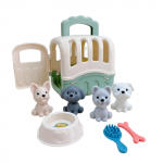 Realistlik lemmikloomade hoolduskomplekt lastele Lemmikloomade hooldamise komplekt M&auml;nguasi Meeleolu rahustav Lapse koerat&otilde;stmise m&auml;nguasi koos kandjaga hariva nukumajaga