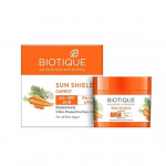 Biotique Bio Porgandi N&auml;okreem | SPF 40 UVA/UVB P&auml;ikesekaitsekreem | 100% Taimsed Ekstraktid | Sobib K&otilde;ikidele Nahat&uuml;&uuml;pidele | 50ml