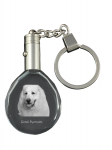 Pyrenean Mountain Dog, Great Pyrenees, Pyrenean Shepherd - pendant with a photo of a dog, crystal key ring in a gift box, a unique gift by Art-Dog