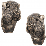 Soft-coated Wheatan Terrier I - Dog statue, hanging bust, unique decoration for dog lover by Art-Dog brand
