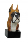 Boxer, German Boxer I - painted figurine, statue, figure, made by the artist, brand Art-Dog