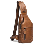 HUMER PAUL Meeste Nahast Messenger Bag Multifunktsionaalne Rinnakott kohv