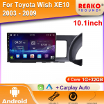 Androidi autoraadio multimeediumivideopleier Navigatsioon juhtmevaba Carplay jaoks Toyota Wish XE10 2003&ndash;2009 universaalne GPS 4 core 1GB+32GB carplay