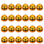 24 tk K&otilde;rvits Riputatav Pall Halloween Jack-O-Lantern Riputatav Kaunistus Purunemiskindel Pidulik Dekoratiivpall J&otilde;ulupuu Kodu Peokaunistus tumeoranži v&auml;rvi