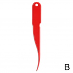 1 tk krevetikoorijat plastist krevettide eemaldaja t&ouml;&ouml;riista krevettide puhastaja koorimiseks krevettide eemaldamiseks k&ouml;&ouml;gile Y9M4 Red-1pcs