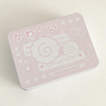 Plekist hoiukast Multifilmid Fotokaardid V&auml;ikesed kaardid Plekist hoiukarp purkid M&uuml;ndik&otilde;rvar&otilde;ngad K&otilde;rvaklapid Korpus Ehted Kogumiskarbid roosa