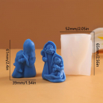 Isetegija uus l&otilde;hnav k&uuml;&uuml;nlavorm Ebaregulaarse kujuga silikoonvorm Loominguline s&uuml;ndimine B