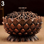 Lotus Shape tsink-vask sandlipuu viirukisulamist viirukip&otilde;leti mini kodukaunistus punane