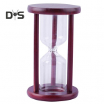 T&uuml;hja liivakella kaunistus Puidust raamiga t&auml;idetav liivataimer Iset&auml;ituv liivaklaas Vintage kodukontori t&ouml;&ouml;laua kaunistus s&uuml;nnip&auml;evakingitus valge