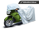 Motorbike cover L 220x95x110 cm, 3 layers, reflectors 1