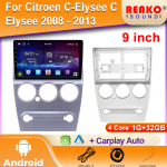 Android Citroen C-Elysee C Elysee 2008 - 2013 Autoraadio Multimeediapleier GPS-navigatsioon WIFI Carplay 360 Kaamera 5G WIFI 4 core 1GB+32GB carplay