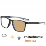 Sinise valguse vastane &uuml;likerge fotokroomne l&uuml;hin&auml;gelikkus Prillid Meeste &Auml;ri Near Sight Prillid V&auml;lissport V&auml;rvimuutusprillid -2.0