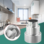 Korstna voodri&uuml;henduste reduktor, roostevabast terasest &Oslash;100mm/&Oslash;60mm