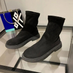 Naiste saapad Pikkade s&auml;&auml;rega kingad naistele Platvormjalatsid Elastne Talvine P&otilde;lvini S&auml;&auml;rega 2024 Uudis Kevad S&uuml;gis &Scaron;ikk ja Elegantne 35