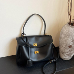 Uued Crossbody kotid Prantsuse stiilis naiste retro trendi t&auml;iustatud aksillaarkott Retromood vaba aja veetmiseks mitmek&uuml;lgsed &otilde;lakotid reisimiseks