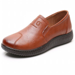 Naiste mokassiinid ehtsast nahast madalad kevad s&uuml;gis mugavad tossud naiste vabaajajalatsid 2024 uudised 4.5 pruun