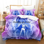 She Ra And The Princeses Of Power voodipesukomplekt, &uuml;heinimesevoodi, kaheinimesevoodi, t&auml;issuuruses &uuml;lisuur voodikomplekt Magamistoa tekikotid Anime 70x133cm 2pcs