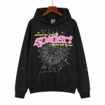 Letters tr&uuml;kitud naiste kapuuts pehme hingava pulloveriga vabaaja dressipluus L must