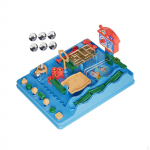 Lauam&auml;ng perem&auml;ng Kid Marble Run ehitusklotsid vanusele 3 4 5 6 7 8+ roheline sinine