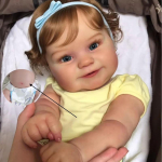 50cm T&auml;isvin&uuml;&uuml;lkeha Reborn Beebit&uuml;druk Nukk Maddie Realistlik 3D K&otilde;rge V&auml;rviga Maalitud Nahk Simulatsioonnukk Elutruu Taass&uuml;ndinud Nukk Saab Vannitada Laps M&auml;ngumaja M&auml;nguasjad 50cm full silicoen girl
