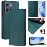 Luksuslik nahk&uuml;mbris Motorola Moto G75 G55 G35 G45 G85 G72 Edge50 G Power RFID-i blokeerimiskaardi pesad Magnetiline atraktsioonistatiiv P&otilde;rutuskindel klappkate Moto G85 5G