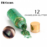 Chameleon, sequin, gel, mermaid scales, face, body, lips, makeup, polarized glitter, eyeshadow color