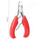 Professionaalne varvaste k&uuml;&uuml;nel&otilde;ikur k&uuml;&uuml;nte korrigeerimise n&auml;pitsad, vastupidavad paksud k&uuml;&uuml;ned t&ouml;&ouml;riista l&otilde;igatud k&uuml;&uuml;nte roostevabast terasest varba trimmer 1 pc punane