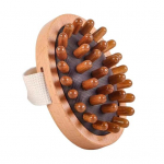 Meridian Pressure Brush Wood Therapy Massaažipintsel k&otilde;hurasva tselluliidi eemaldamiseks Naturaalne puidust kehahari lihasvalu leevendamiseks A