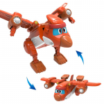 Uusimad ABS Min Deformation Gogo Dino tegevusfiguurid REX Transformation Auto Lennuk Mootorpaat Kraana Dinosaurused lastele